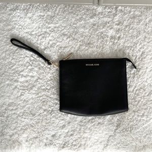 Michael Kors Black Clutch and Wristlet